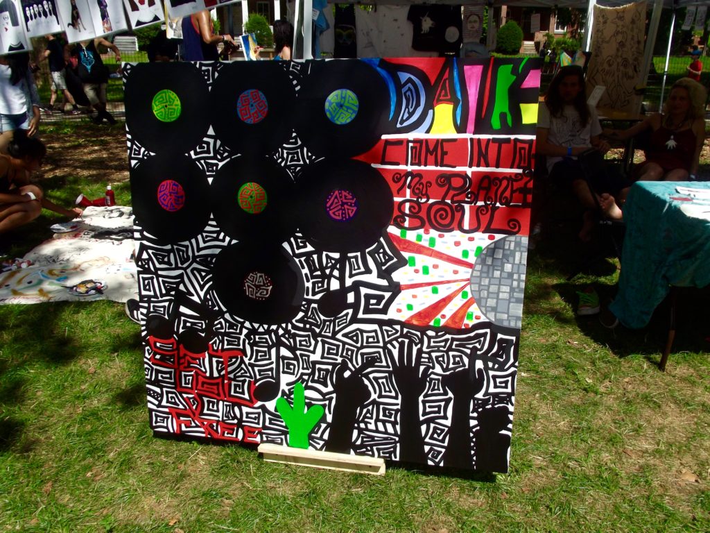 Art From the "Live Gallery" at the Brooklyn Music Festival